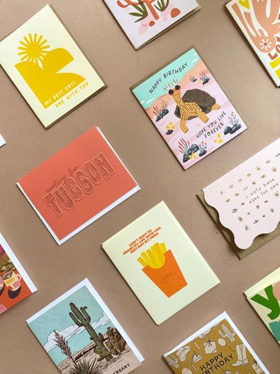 Western Sketch Birthday Greeting Card - Image 4