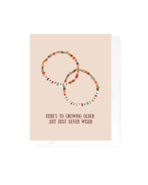 Friendship Bracelet Birthday Greeting Card