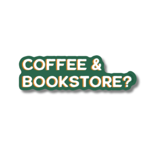 Coffee & Bookstore Vinyl Sticker