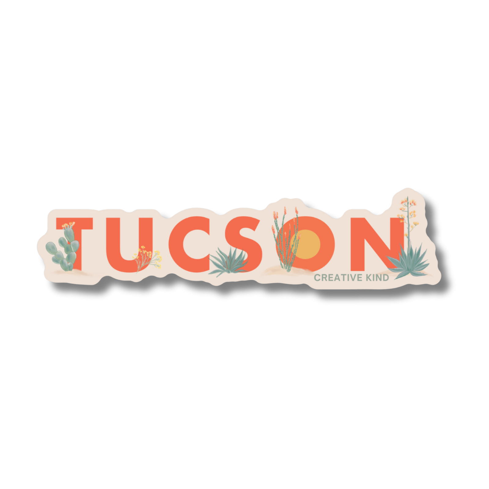 Desert Flora Tucson Vinyl Sticker